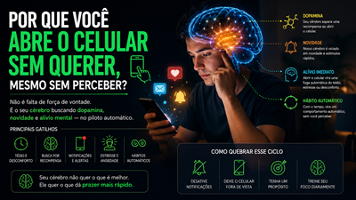 Por que você abre o celular sem querer, mesmo sem perceber